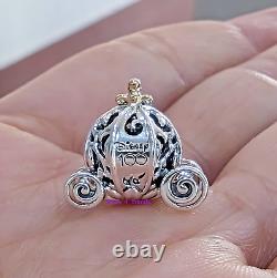 100% PANDORA 792553C01 Disney 100th Anniversary Cinderella's Enchanted Charm