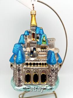 1998 Christopher Radko Disney Cinderella Castle Hanging Ornament NEW CONDITION