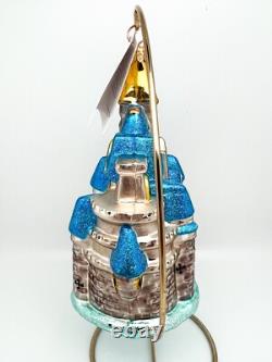 1998 Christopher Radko Disney Cinderella Castle Hanging Ornament NEW CONDITION