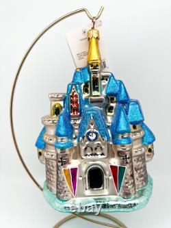 1998 Christopher Radko Disney Cinderella Castle Hanging Ornament NEW CONDITION