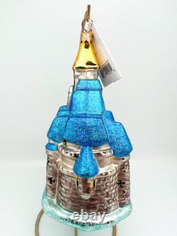 1998 Christopher Radko Disney Cinderella Castle Hanging Ornament NEW CONDITION