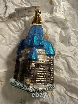 1998 Christopher Radko Disney Cinderella Castle Ornament 98-DIS-42 NEW CONDITION