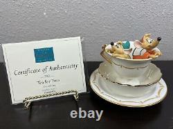 1999 WDCC Disney Cinderella Jaq And Gus Tea For Two Cup AND Royal Doulton Saucer