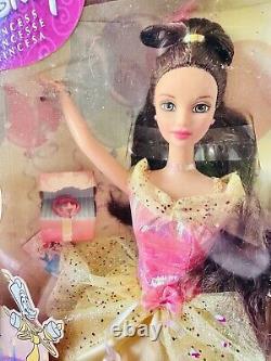 2002 Disney Princess Party Dolls LOT OF 4 NIB Ariel Belle Aurora Cinderella RARE