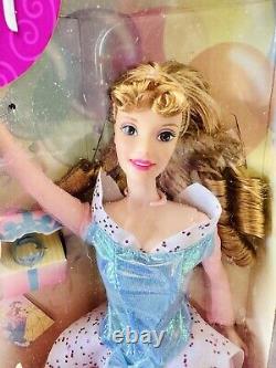 2002 Disney Princess Party Dolls LOT OF 4 NIB Ariel Belle Aurora Cinderella RARE