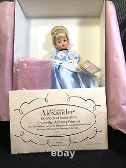 2002 Madame Alexander Disney Cinderella With Three Mice #34950 New Open Box