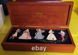 2003 Disney Cinderella's Transformation Pin Set with Prince LE 3000