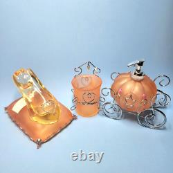2005 Disney Cinderella Bath Accessory Set Toothbrush Holder Cup & Soap Dish NEW