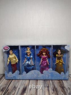 2012 Disney Store Cinderella Mini Doll Set Prince Charming+ugly Step Sisters Set