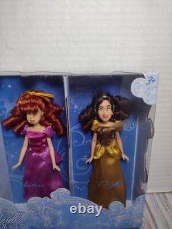 2012 Disney Store Cinderella Mini Doll Set Prince Charming+ugly Step Sisters Set