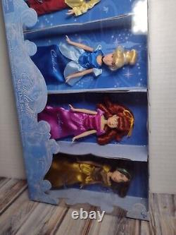 2012 Disney Store Cinderella Mini Doll Set Prince Charming+ugly Step Sisters Set
