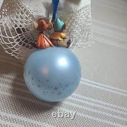 2016 Disney'Cinderella' Jack And GusGus Ornament New With Tags -Ships From USA