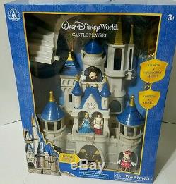 2016 Disney Parks Walt Disney World Cinderella Castle Toy Play Set Mickey Minnie