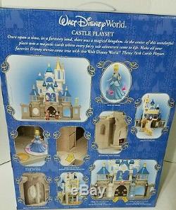 2016 Disney Parks Walt Disney World Cinderella Castle Toy Play Set Mickey Minnie