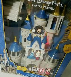 2016 Disney Parks Walt Disney World Cinderella Castle Toy Play Set Mickey Minnie