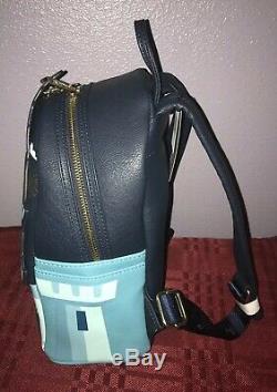 2019 Disney Parks Magic Kingdom Cinderella Castle Loungefly Mini Backpack New