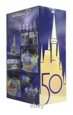 2021 Disney Parks 50th Anniversary Cinderella Castle Play set 23 Light Up New