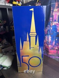 2021 Disney Parks 50th Anniversary Cinderella Castle Playset 23 Light Up New