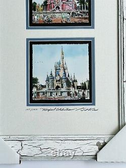 2021 Disney Parks David Doss Magical Celebrations 50th Frame Giclee LE 147/1971