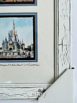 2021 Disney Parks David Doss Magical Celebrations 50th Frame Giclee LE 147/1971