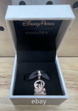 2021 Disney Parks Rose Gold Disney World Cinderella Castle Pandora Charm New