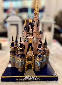 2021 Walt Disney World 50th Anniversary Cinderella Castle Figurine Statue New