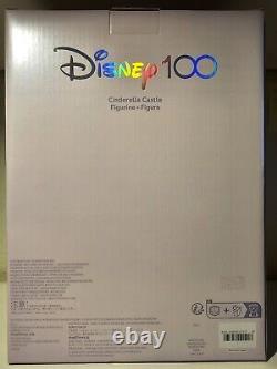 2023 Disney Parks Cinderella Castle Walt Disney World Figurine 100th anniv NIB