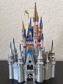 2023 Walt Disney World Disney100 Cinderella Castle 8.5 Figure +Tinker Bell NEW