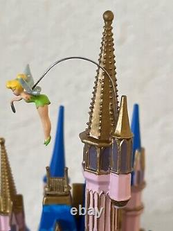 2023 Walt Disney World Disney100 Cinderella Castle 8.5 Figure +Tinker Bell NEW