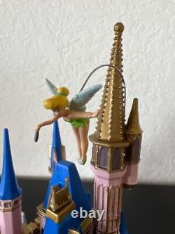 2023 Walt Disney World Disney100 Cinderella Castle 8.5 Figure +Tinker Bell NEW