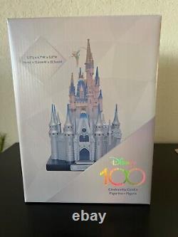 2023 Walt Disney World Disney100 Cinderella Castle 8.5 Figure +Tinker Bell NEW