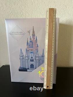 2023 Walt Disney World Disney100 Cinderella Castle 8.5 Figure +Tinker Bell NEW