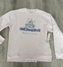 2024 Walt Disney World Cinderella Castle Sweatshirt Stoney Clover Lane Pink S