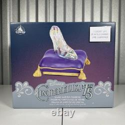 2025 Disney Parks Cinderella 75th Anniversary Glass Slipper Figurine New In Box