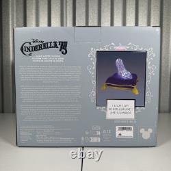 2025 Disney Parks Cinderella 75th Anniversary Glass Slipper Figurine New In Box