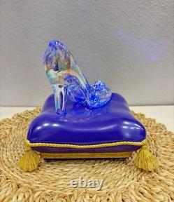 2025 Disney Parks Cinderella 75th Anniversary Glass Slipper Figurine New In Box
