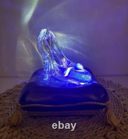 2025 Disney Parks Cinderella 75th Anniversary Glass Slipper Figurine New In Box