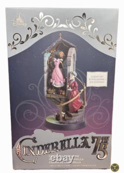2025 Disney Parks Cinderella 75th Anniversary Light-Up Figurine New IN HAND