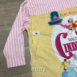 2025 Disney Parks Cinderella 75th Anniversary Long Sleeve Woven Shirt 2XL NEW