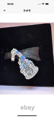 2025 Disney Parks Magic Kingdom Pandora Charm Cinderella's Castle New In Box
