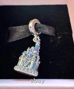 2025 Disney Parks Magic Kingdom Pandora Charm Cinderella's Castle New In Box