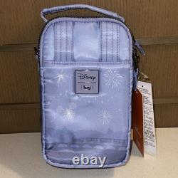 2026 Disney D23 Cinderella's Castle Light Blue Lug Crossbody Bag New With Tags