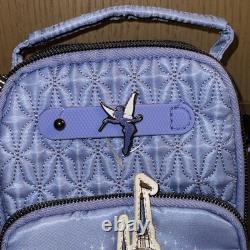 2026 Disney D23 Cinderella's Castle Light Blue Lug Crossbody Bag New With Tags
