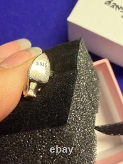 2026 Disney Pandora Cinderella Glass Slipper Charm Gold plated WithLab Diamond NEW