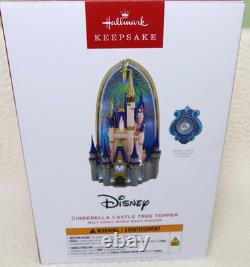 2026 Hallmark Keepsake Disney Cinderella Castle Tree Topper NEW IN BOX
