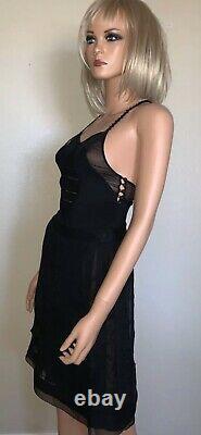 $3200 Chanel 2006 Palais Dress 38 40 42 6 8 10 Black Suit Top Skirt M LBD 06p