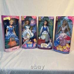 4 Disney My Favorite Fairytale Doll Belle, Alice, Cinderella, Sleeping Beauty