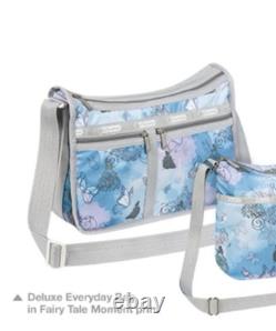 4 LeSportsac Disney Cinderella, Hailey Tote, Deluxe Everyday Bag +2 Bags NEW TAGS