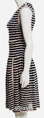 $4651 CHANEL 2014 Knit Black Tweed 14a DRESS Top Cardigan Sweater 36 38 40 4 6 8