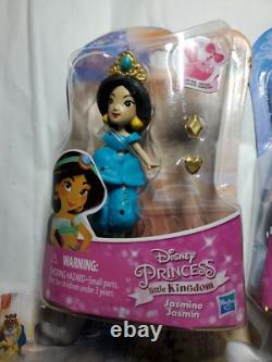 5 New Disney Princess Little Kingdom Cinderella Belle Jasmine Aurora Snow White